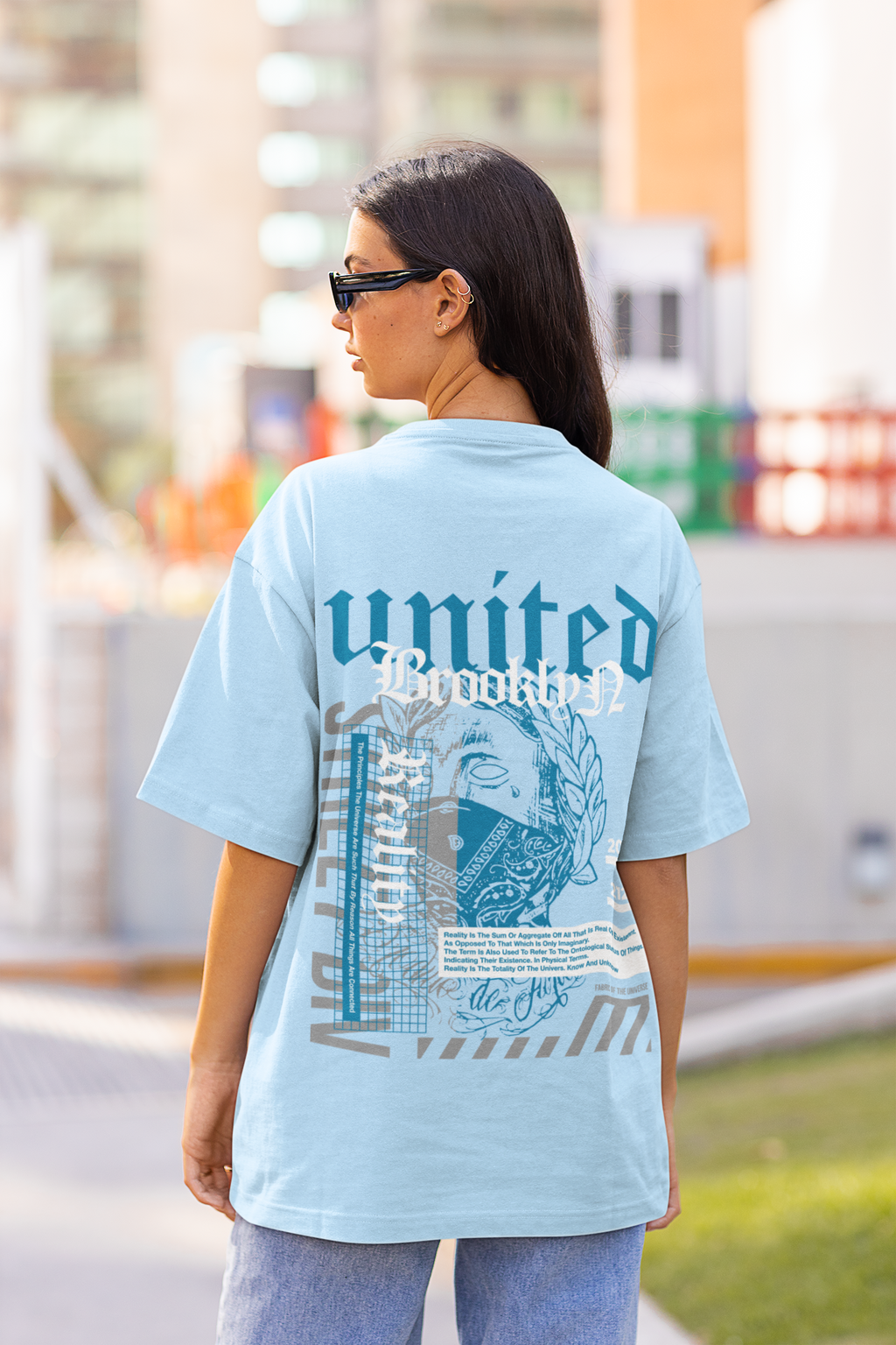UNITED BROOKLYN, Oversized Unisex Heavyweight Tee