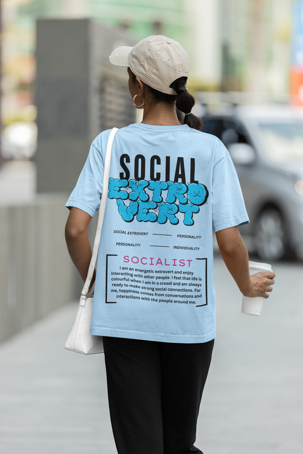 The Socializer Oversized Unisex Tee