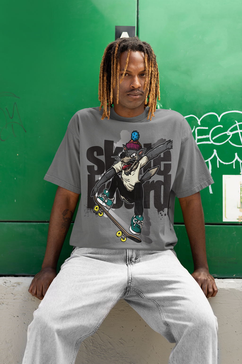 Graffti, Oversized Unisex Heavyweight Tee