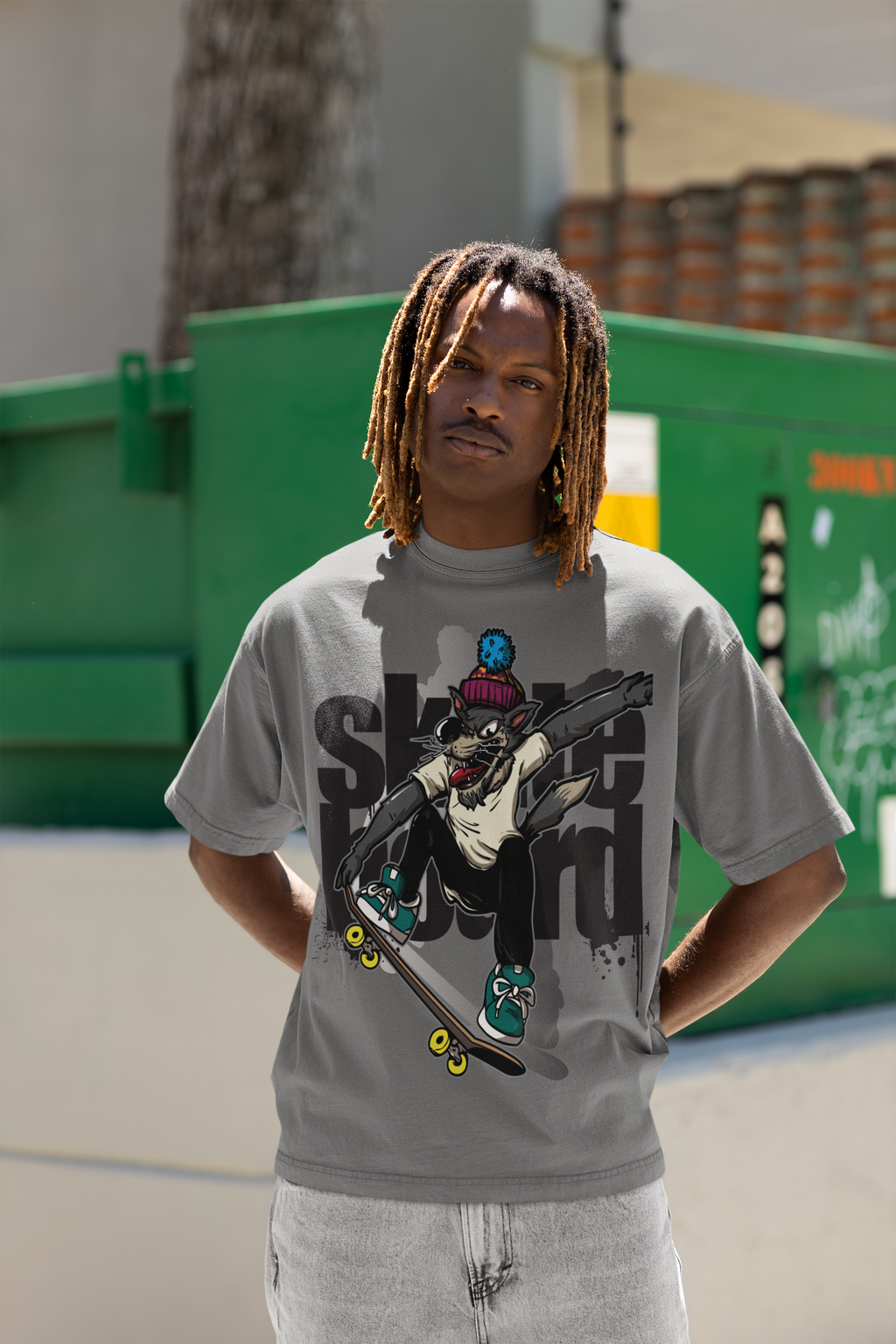 Graffti, Oversized Unisex Heavyweight Tee