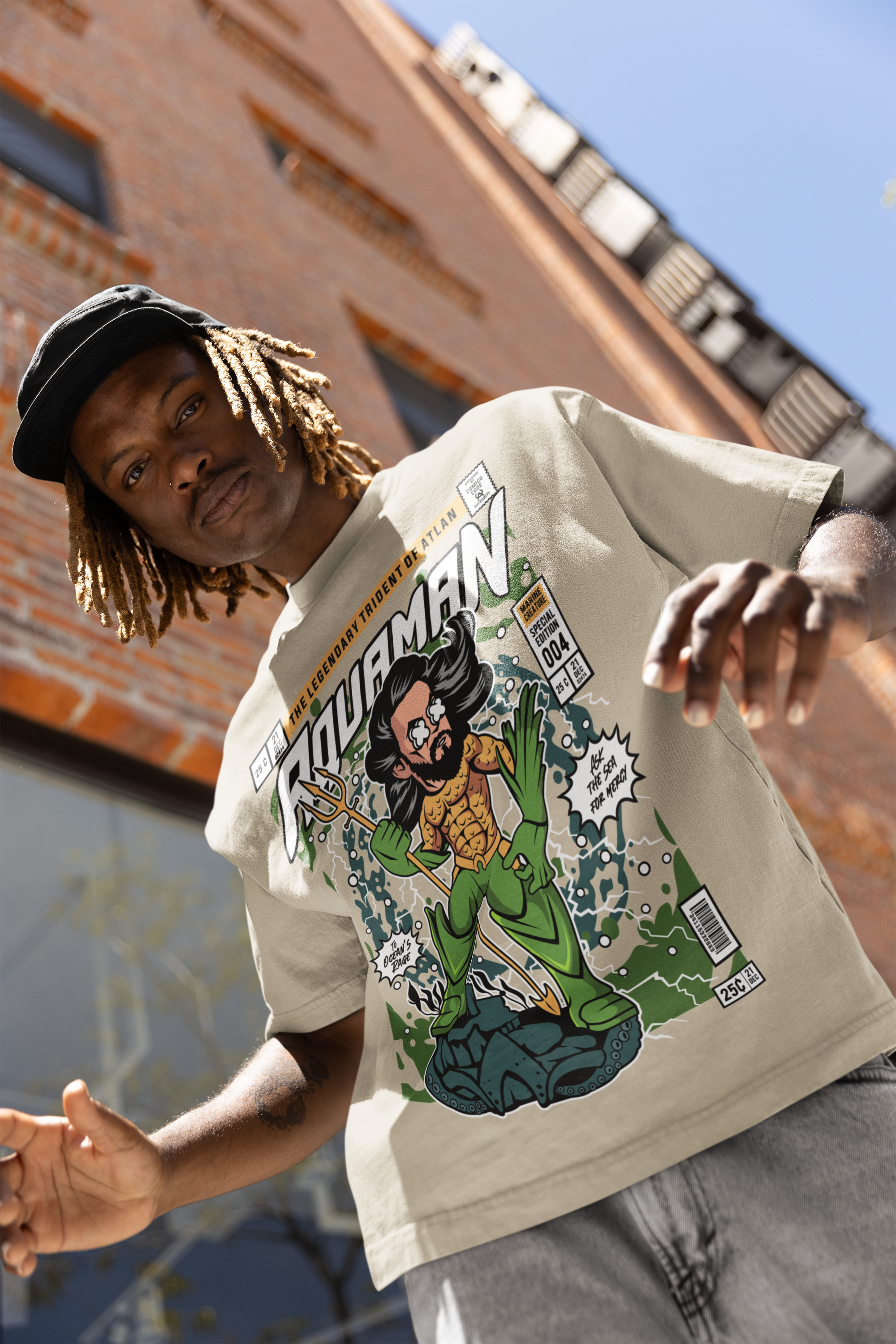 Aqua-man Oversized Unisex Tee
