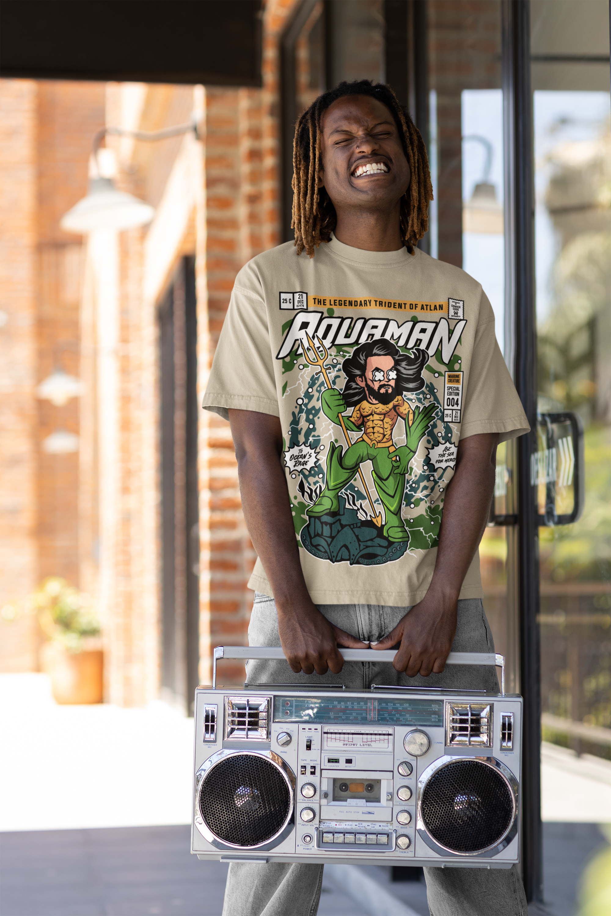 Aqua-man Oversized Unisex Tee
