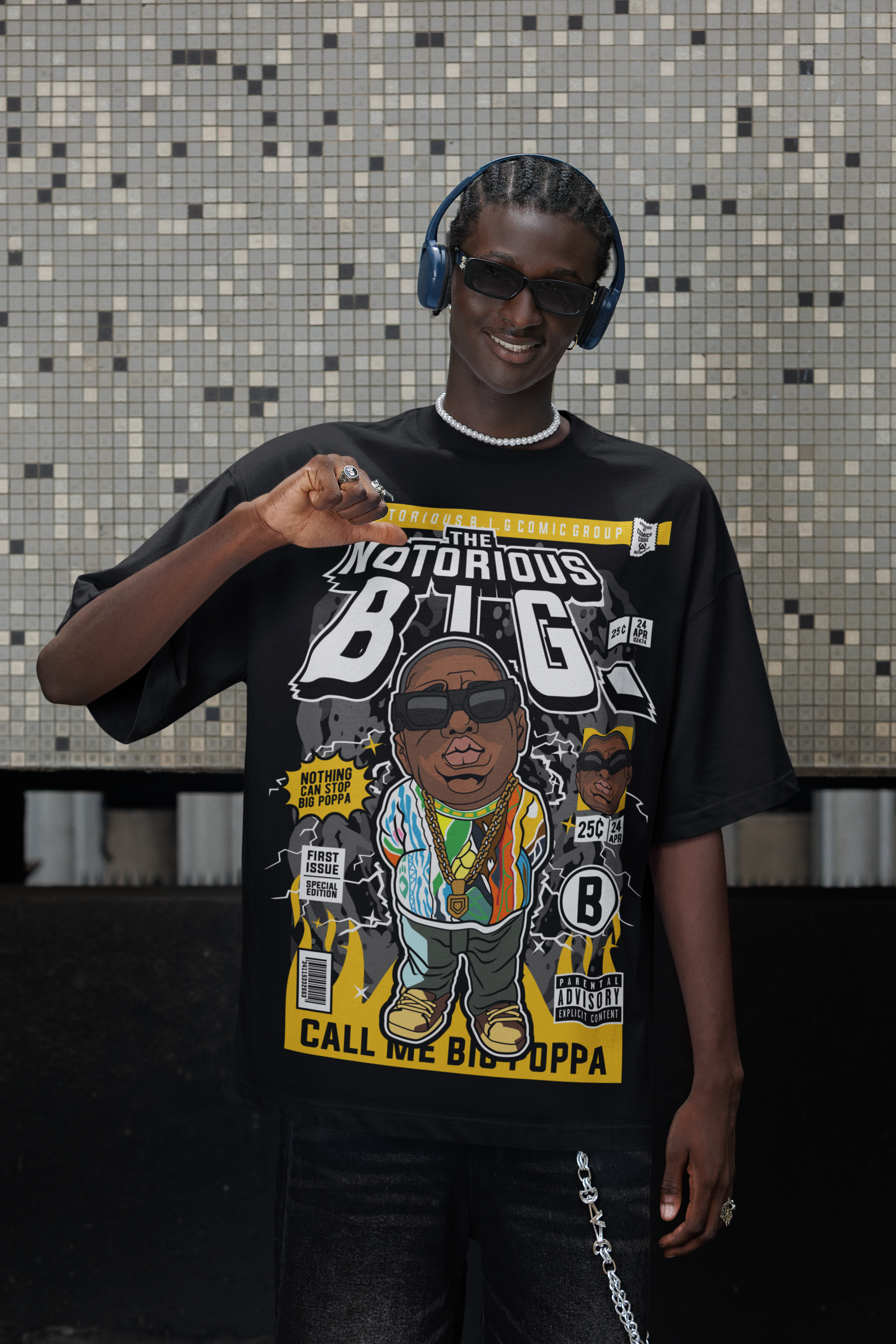 The Notorious B.I.G. Oversized Unisex tee