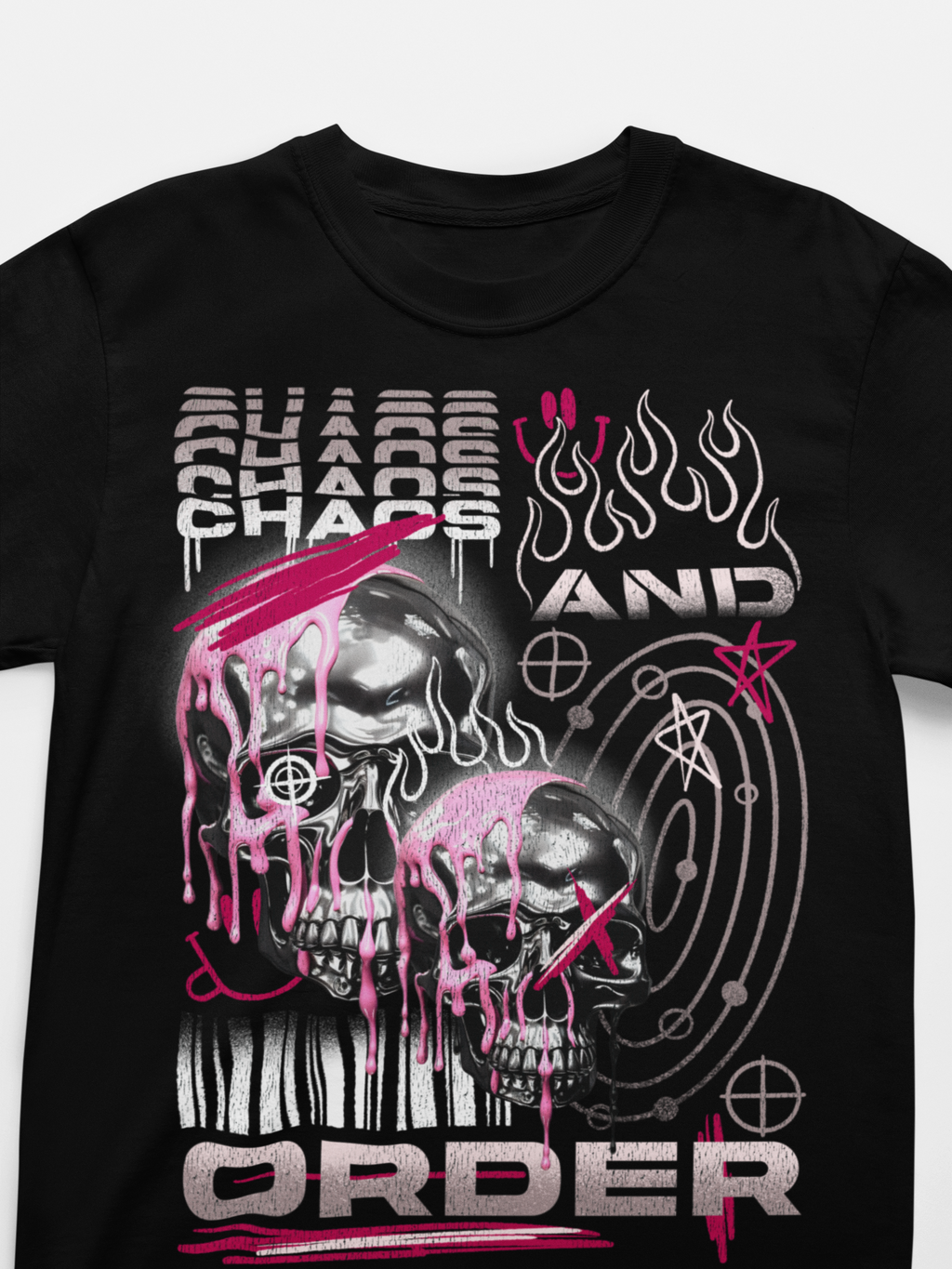 Chaos and Order, Oversized Unisex Tee