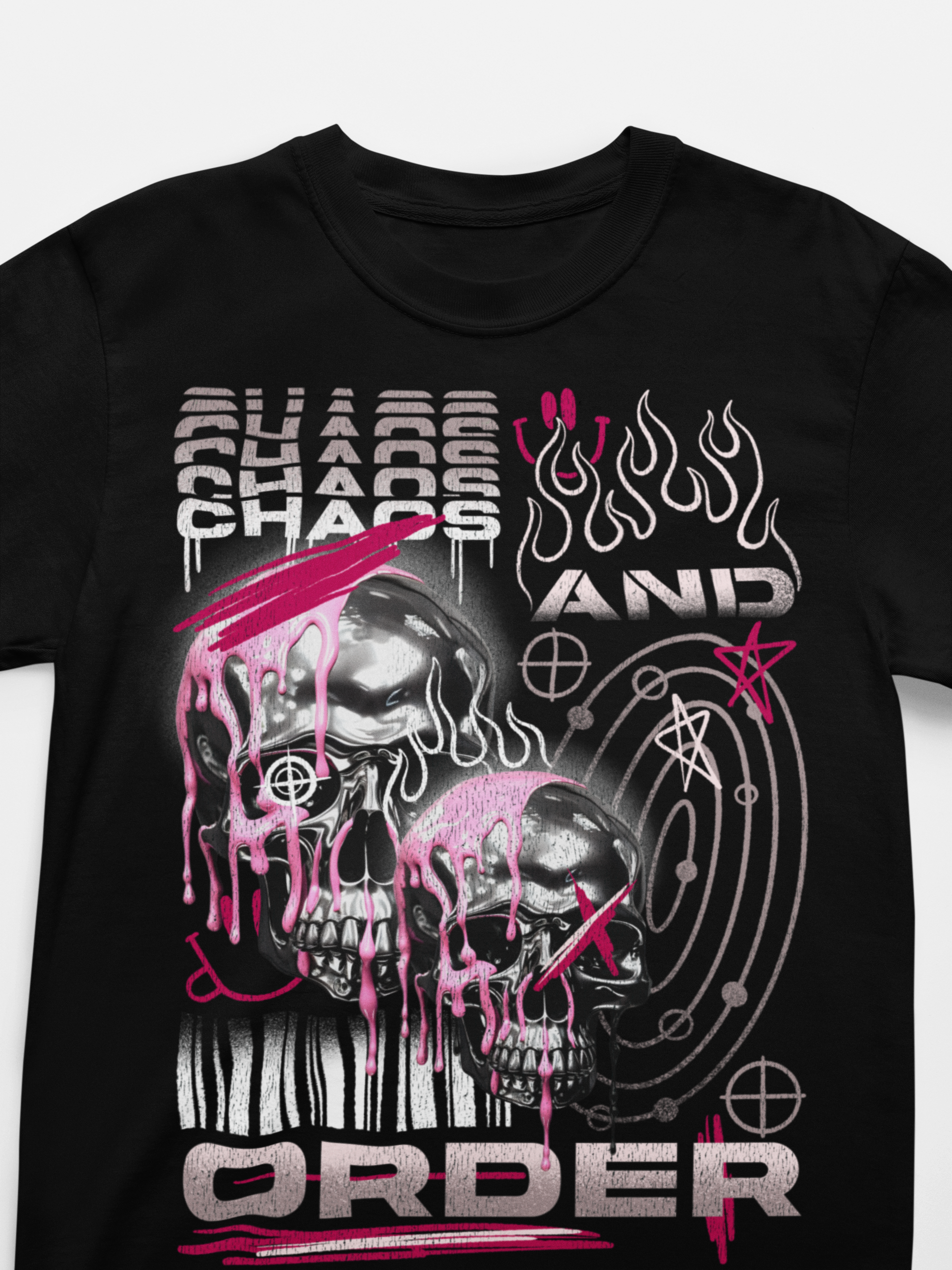 Chaos and Order, Oversized Unisex Tee