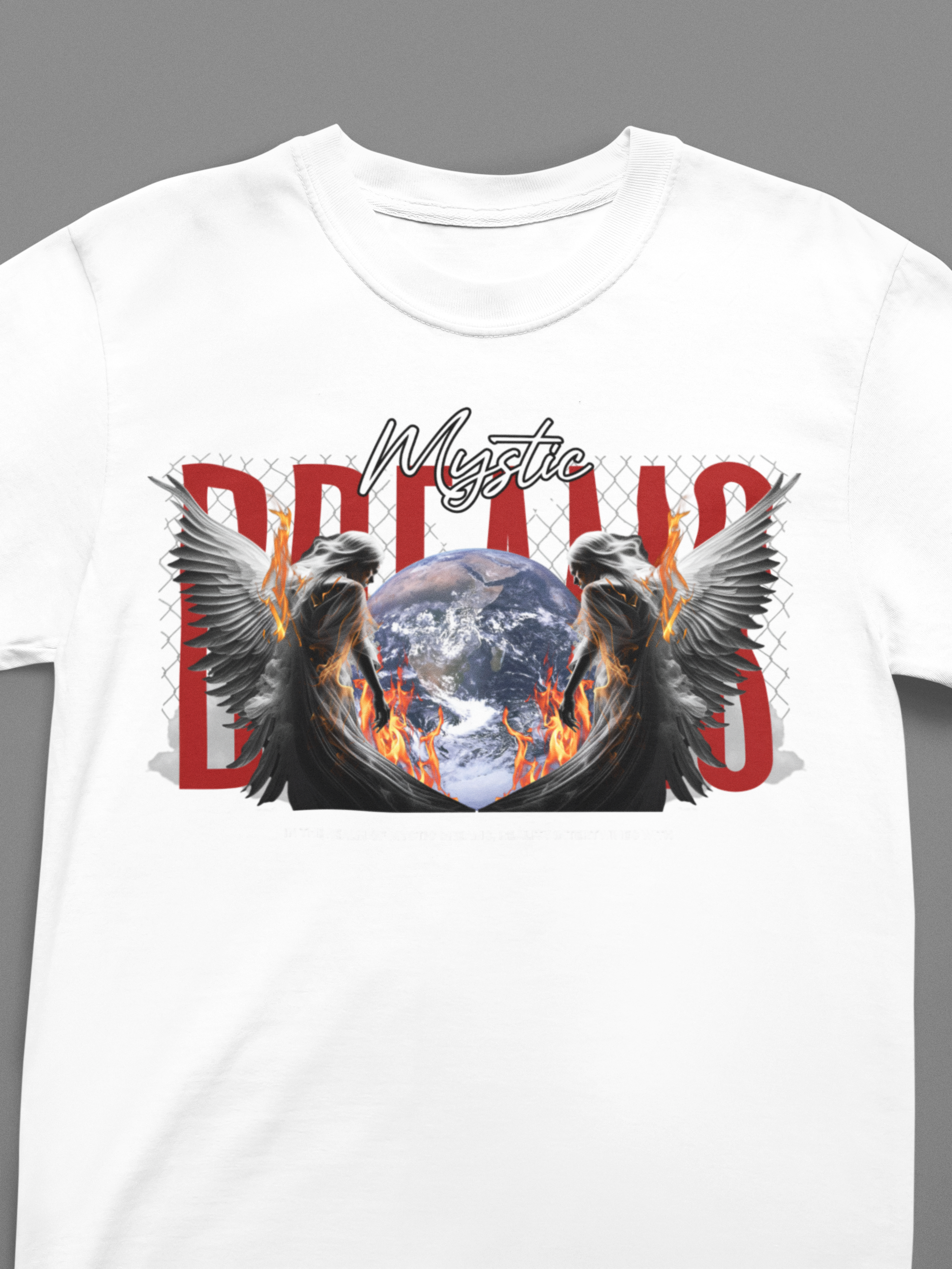 Mystic Blaze, Oversized Unisex Heavyweight Tee