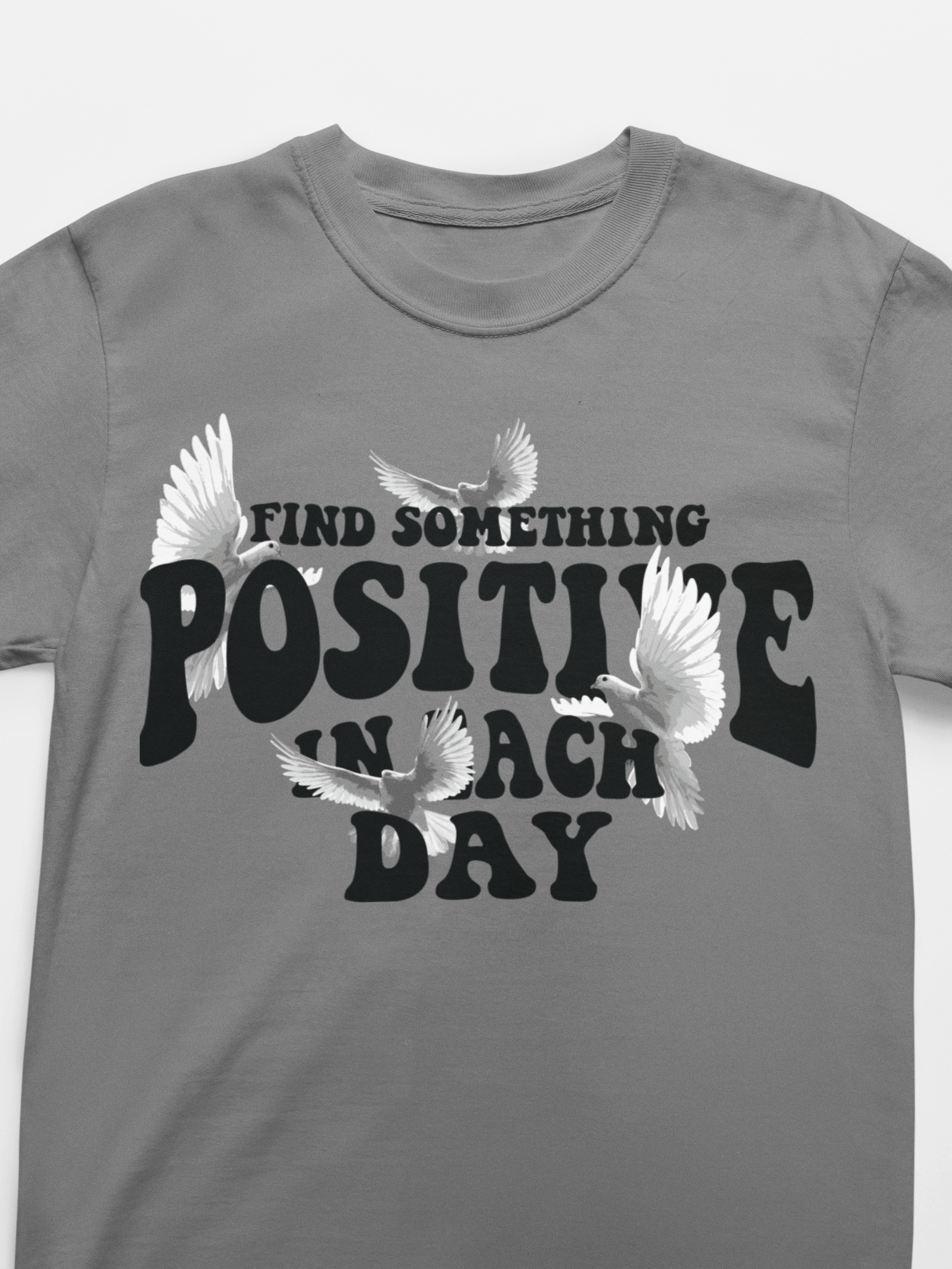 POSITIVITY, Unisex Oversized Heavyweight Tee