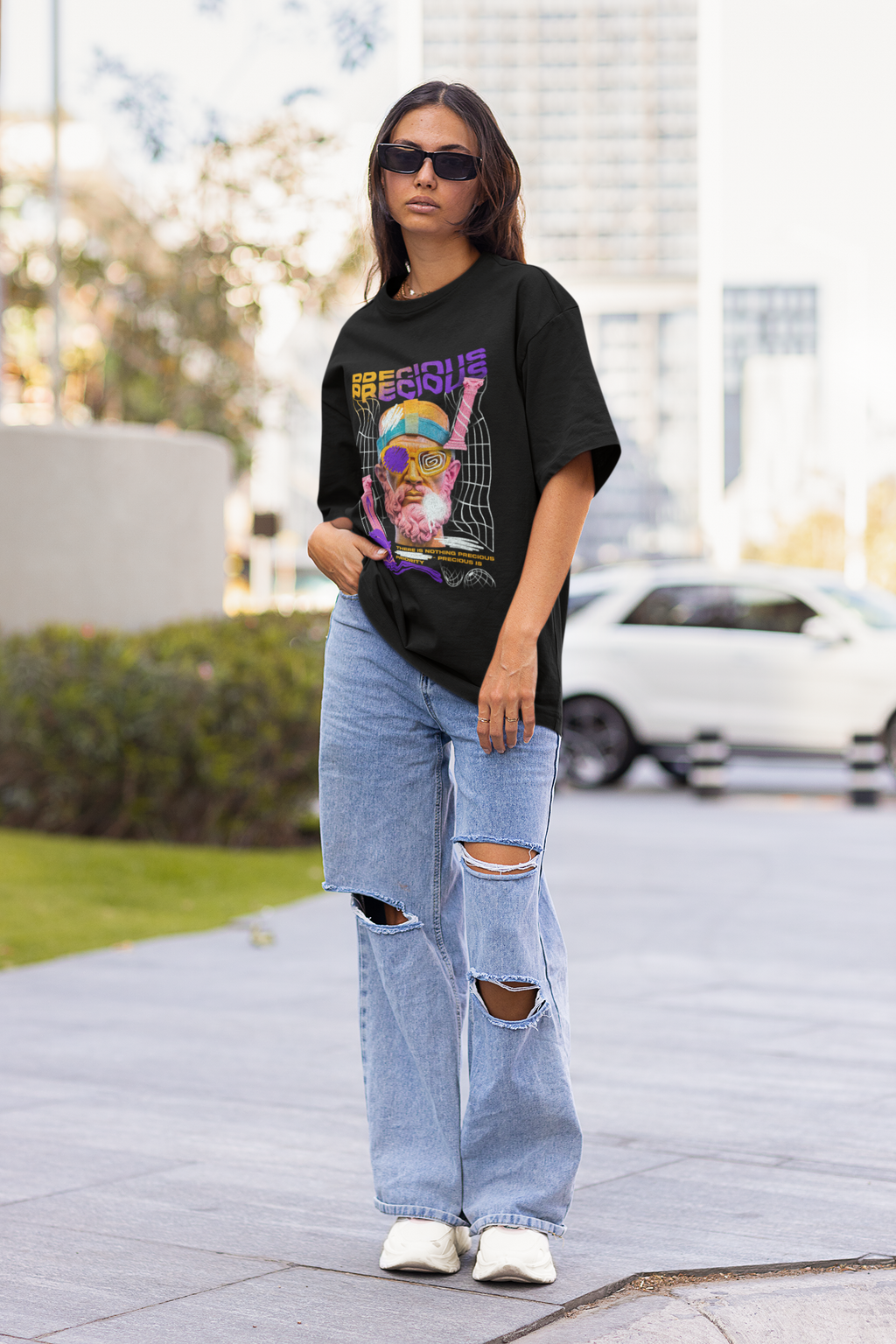 Precious, Oversized Unisex Tee
