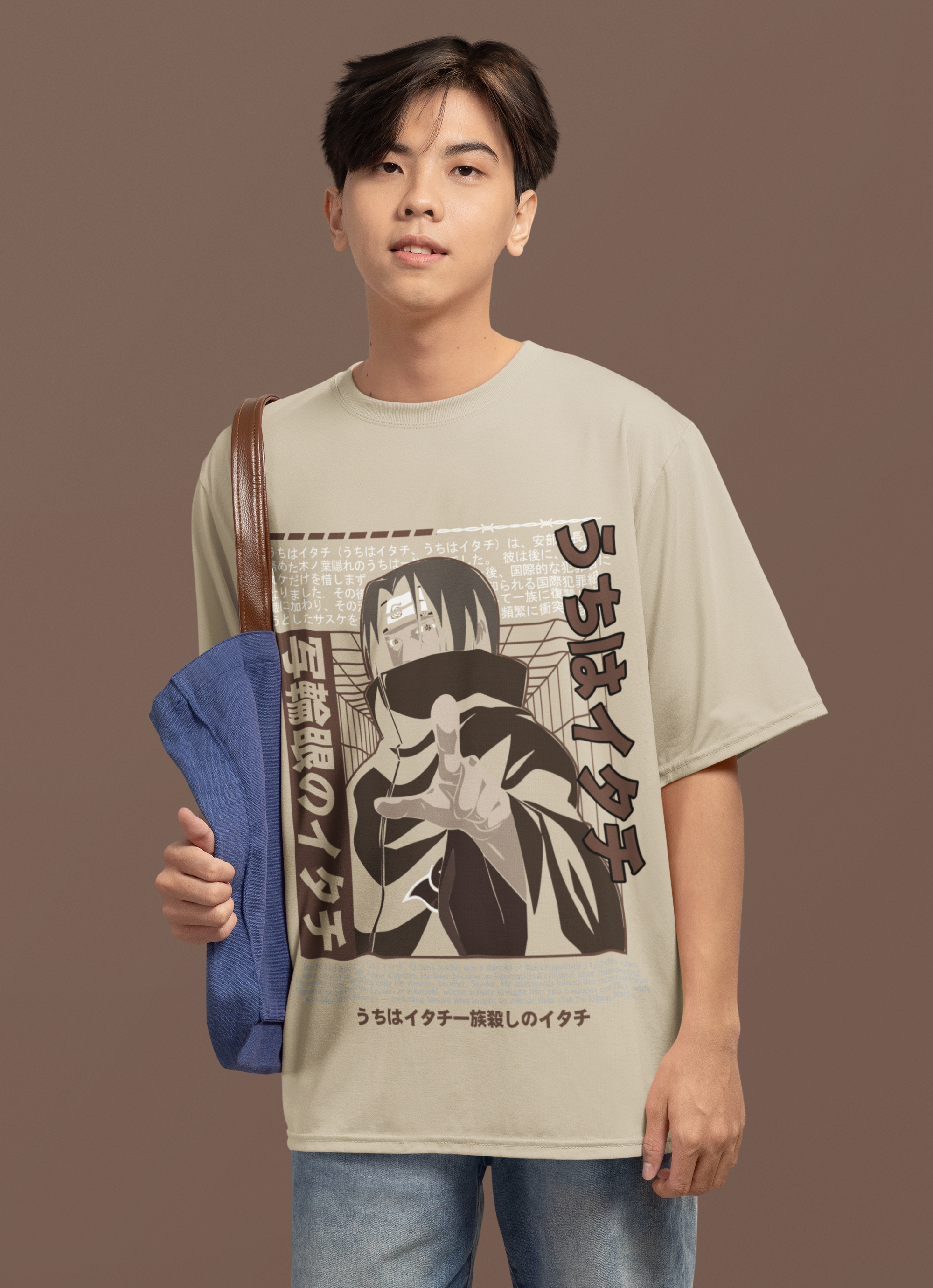 Uchiha Itachi Graphic Oversized Unisex T-Shirt