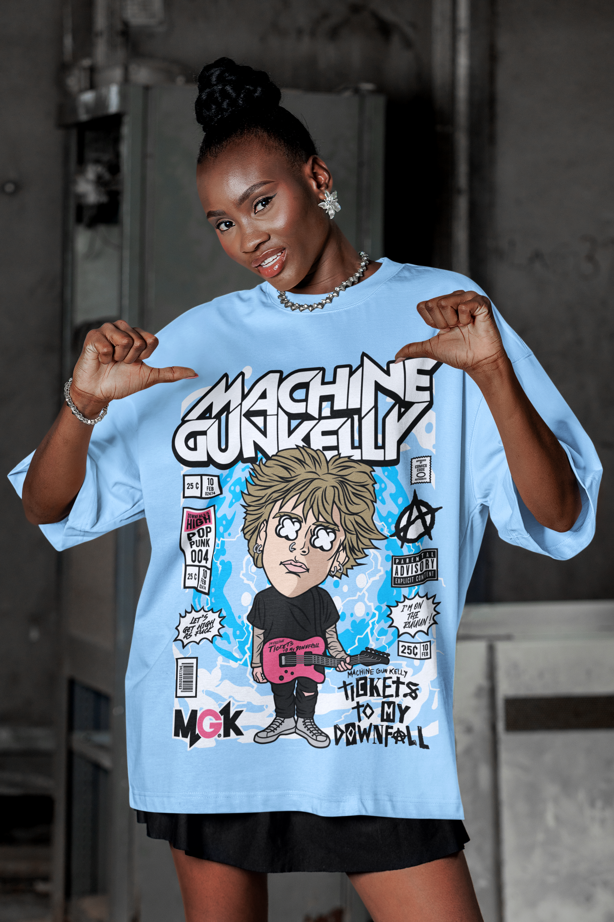 Machine Gun Kelly oversized Unisex Tee
