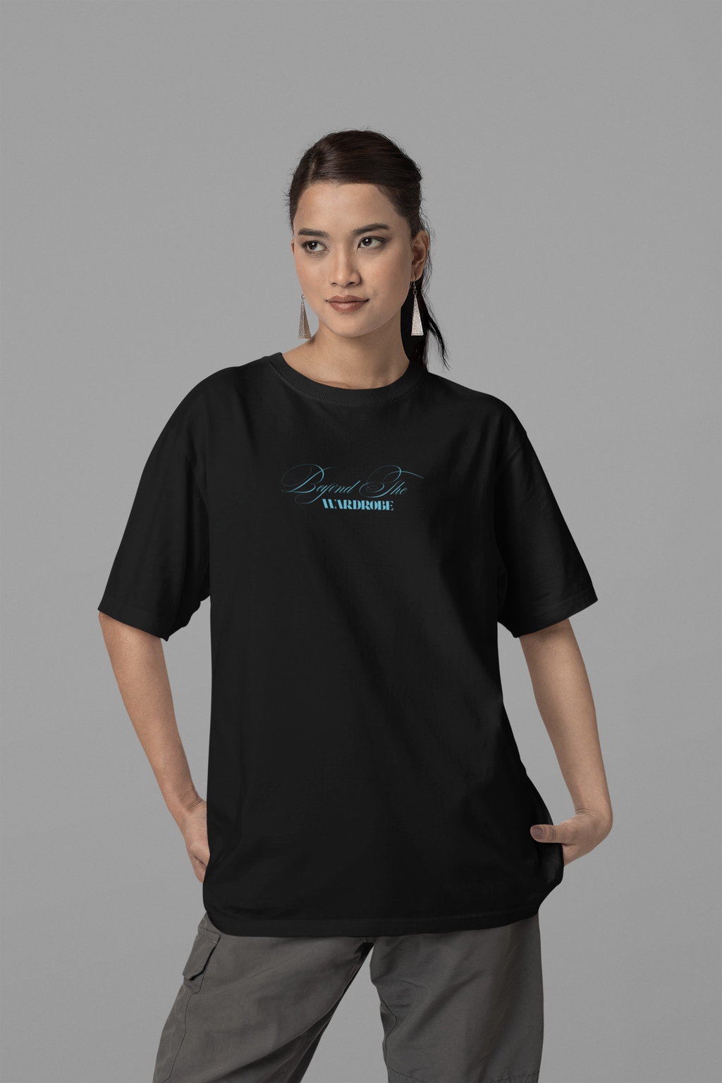 Techcore Mindset, Graphic Oversized Unisex Heavyweight Tee