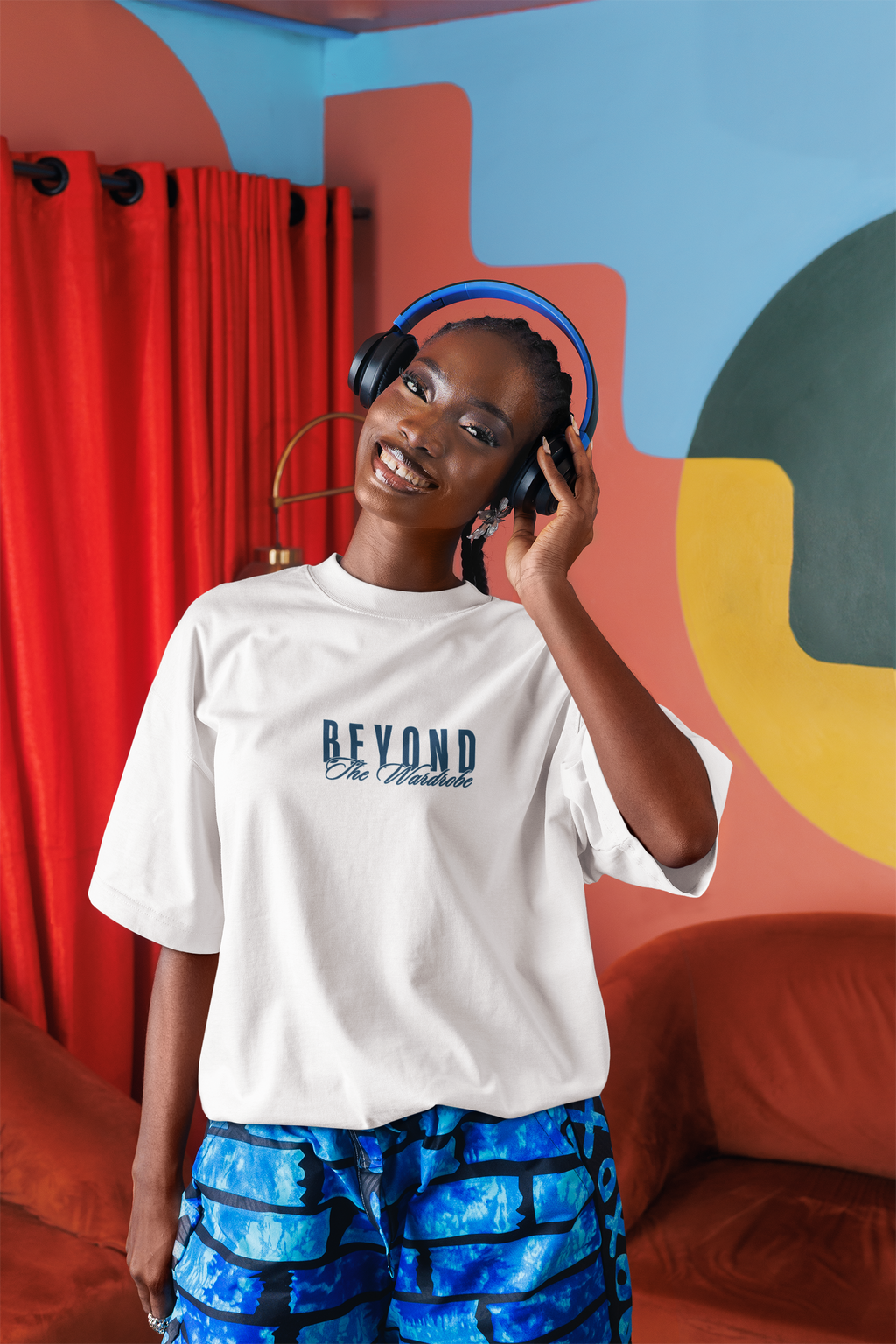 Buggy the Star Clown × Luffy Anime Graphic Oversized Unisex T-Shirt