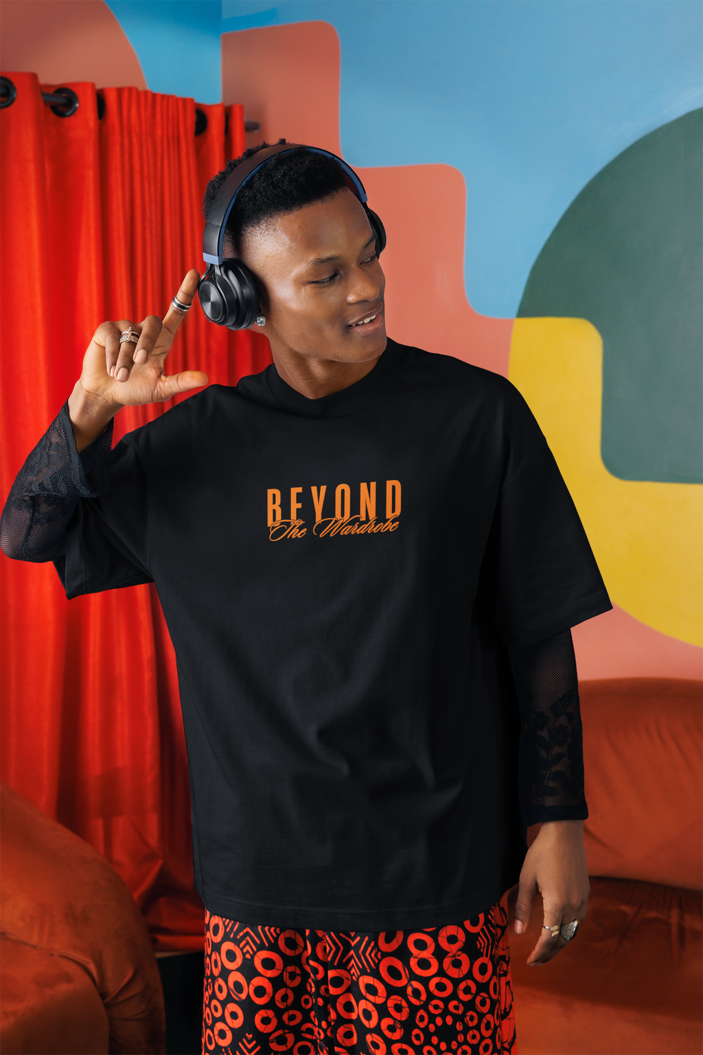 Cyber-Gen Samurai Oversized Unisex T-Shirt