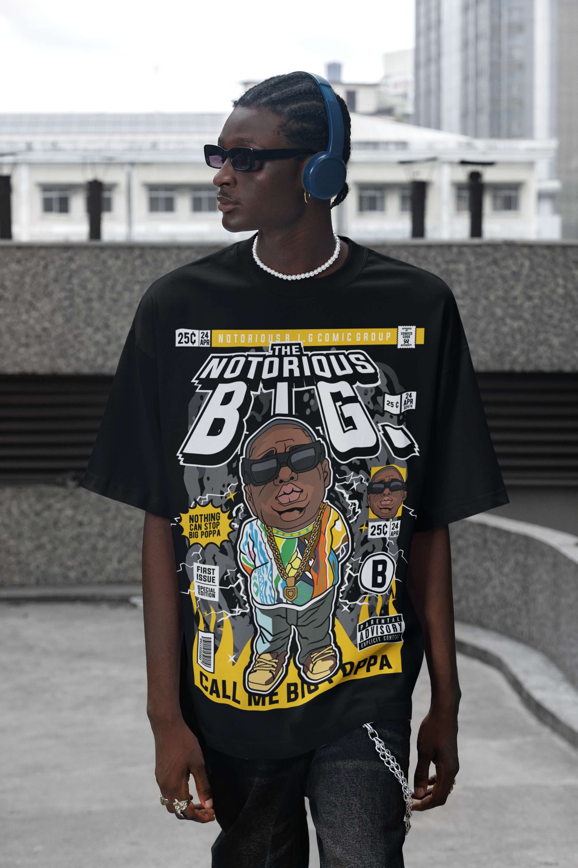 The Notorious B.I.G. Oversized Unisex tee