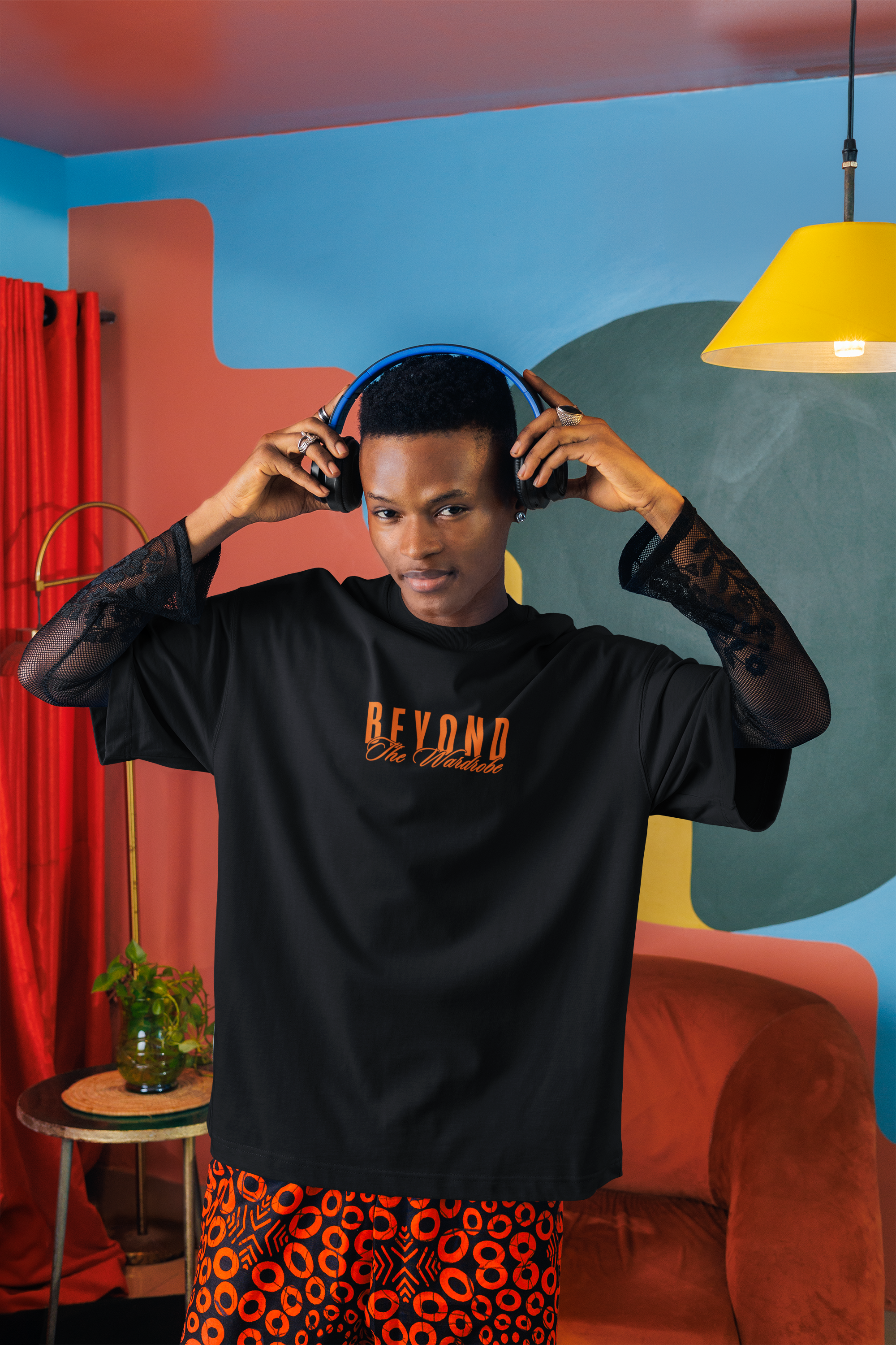 Cyber-Gen Samurai Oversized Unisex T-Shirt