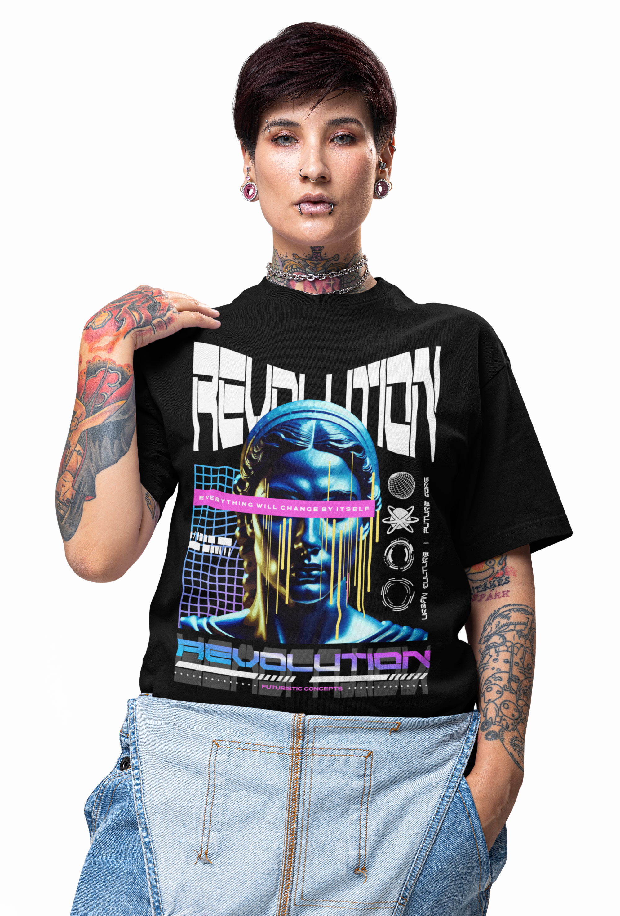 Revolution, Oversized Unisex Tee