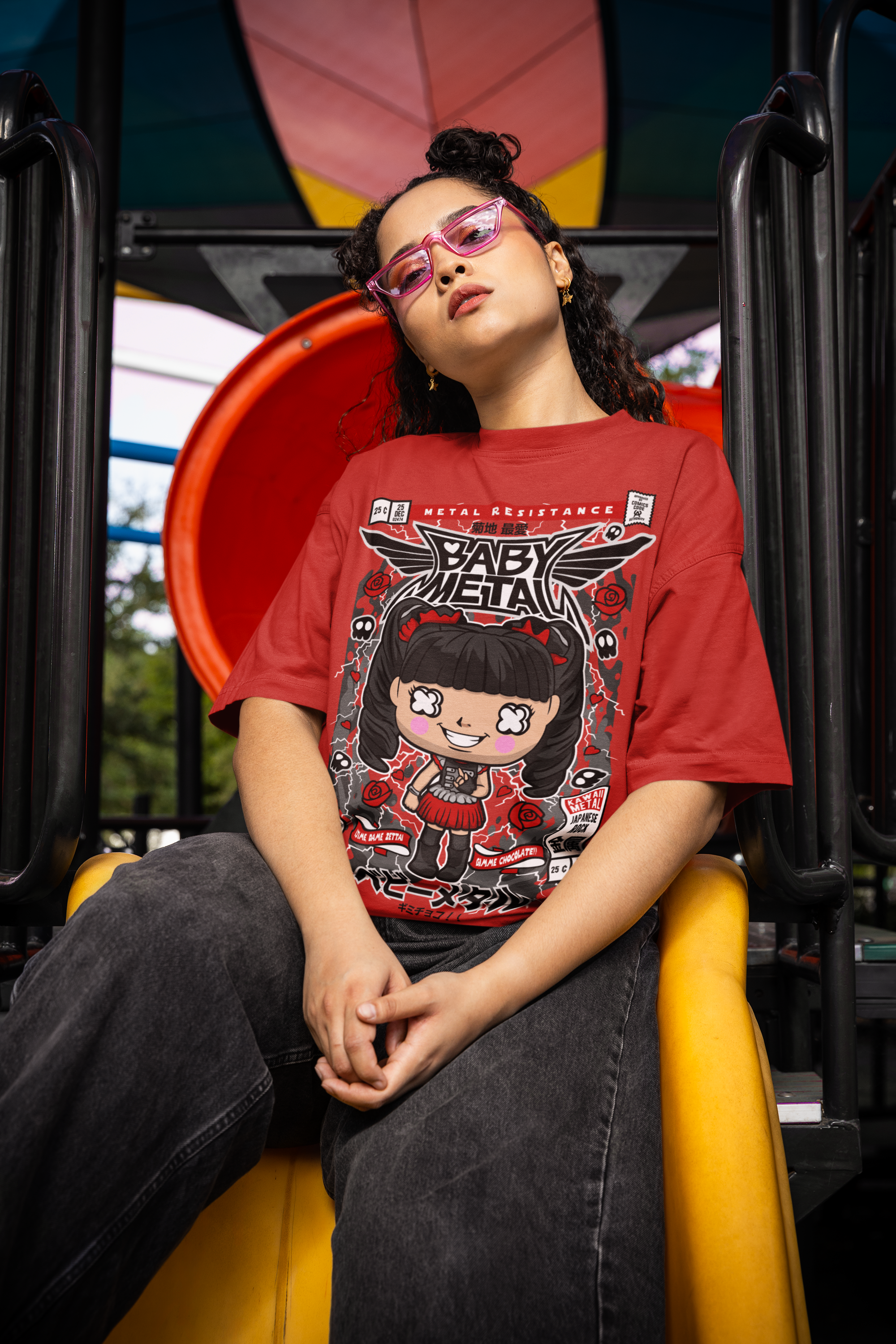 BABYMETAL oversized Unisex t-shirt