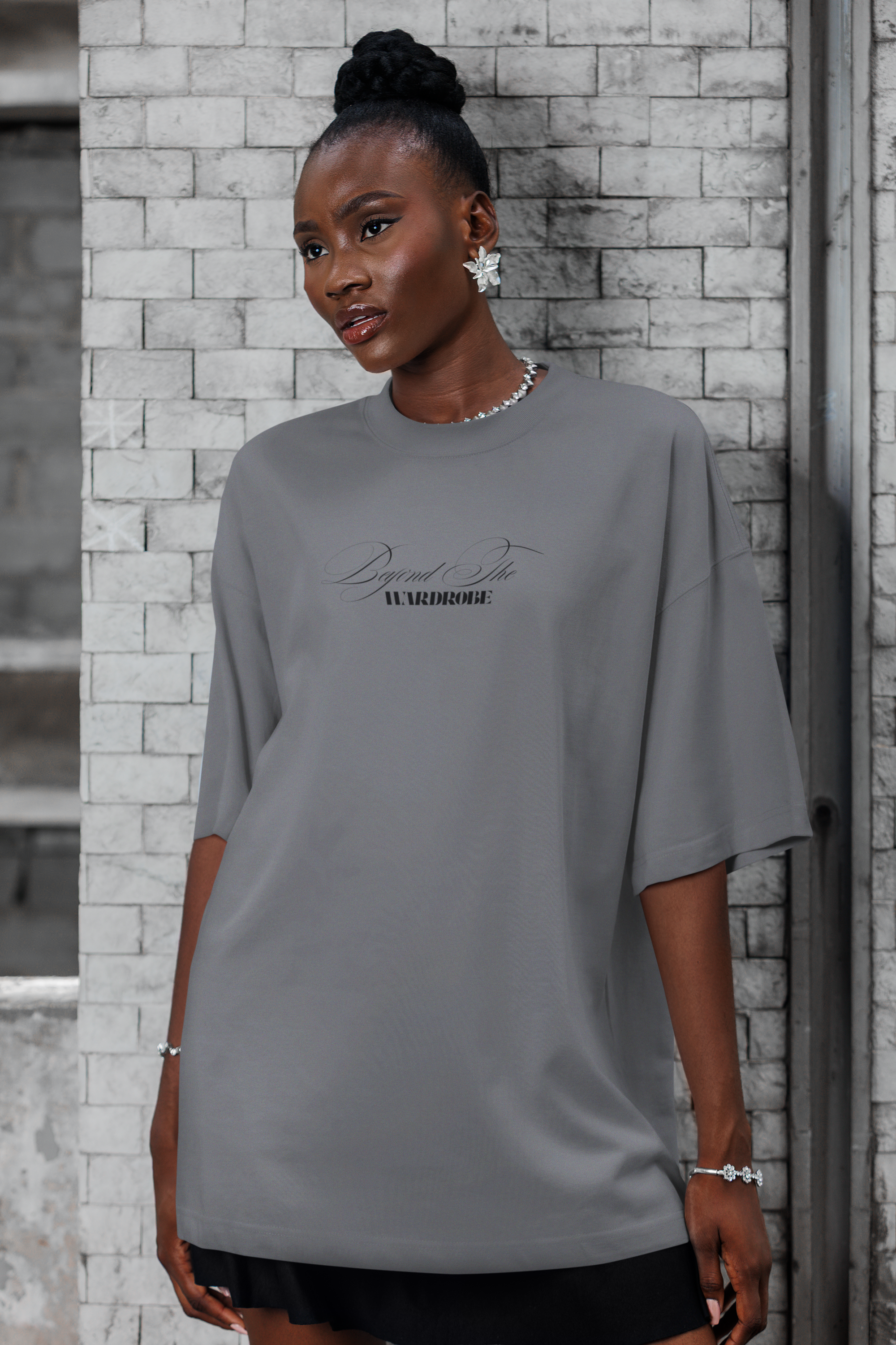 GANGSTA, Graphic Unisex Oversized Heavyweight Tee