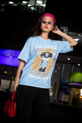 One Piece: Brook “Show No Mercy” Oversized tee (Sky Edition)