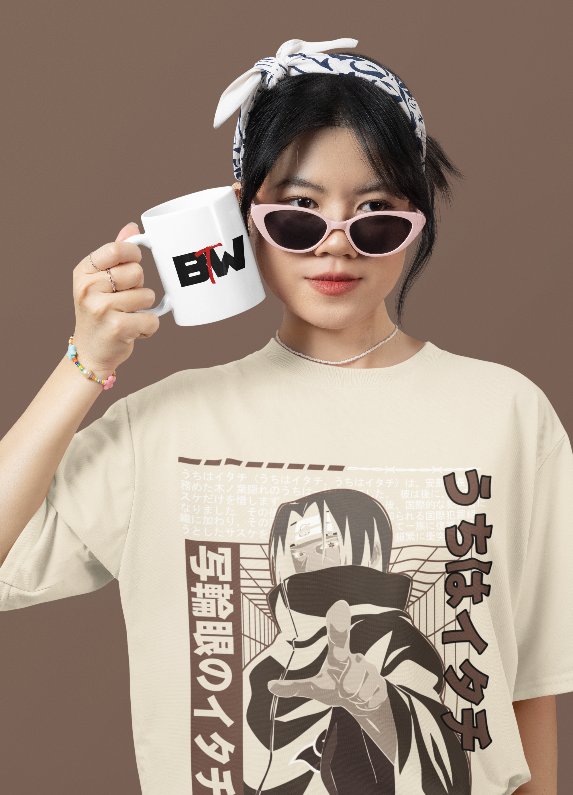 Uchiha Itachi Graphic Oversized Unisex T-Shirt