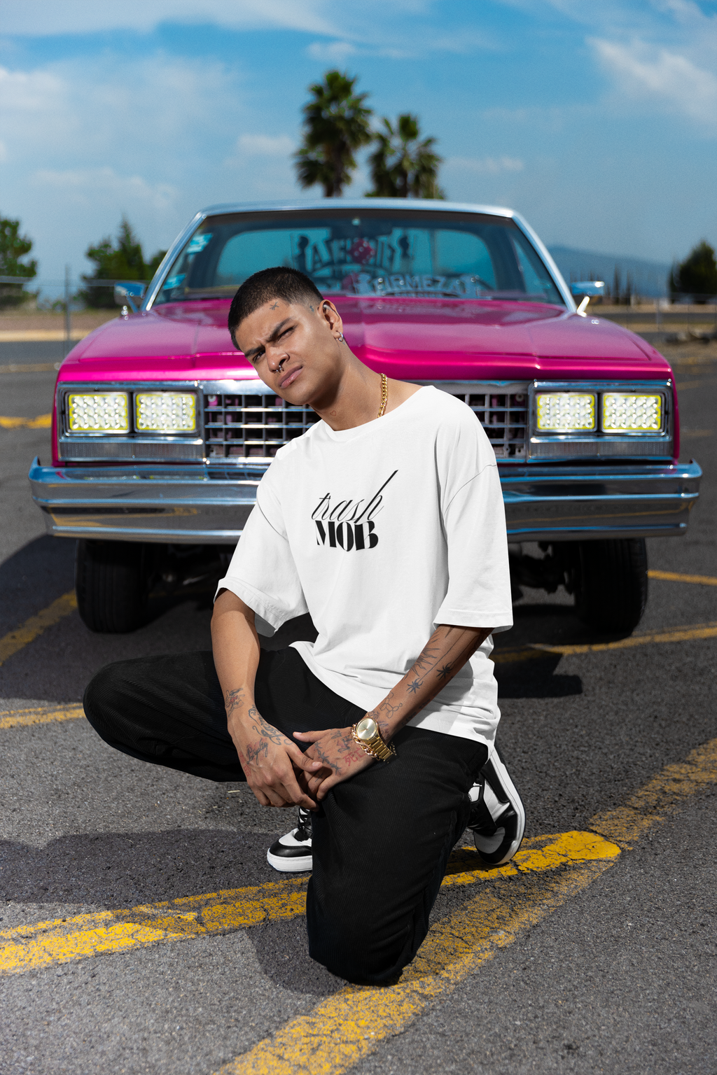 Urban Trash Oversized Unisex Statement Tee