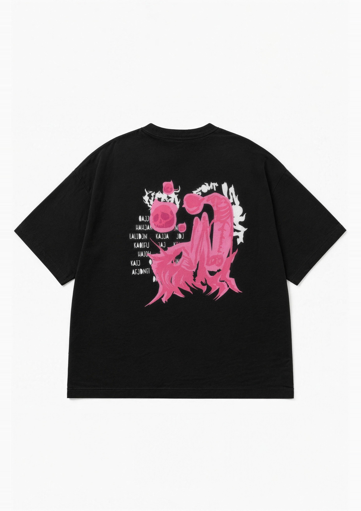 Void 00:00 oversized heavyweight tee - back print lay-flat