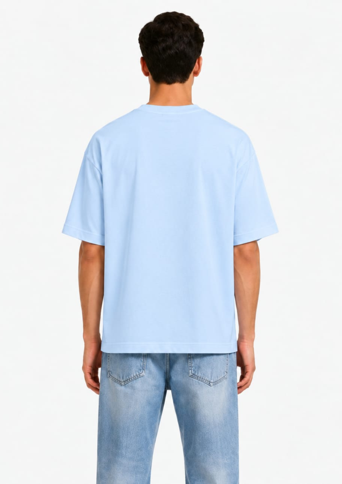 YONKO SEA EMPERORS oversized tee - male model back
